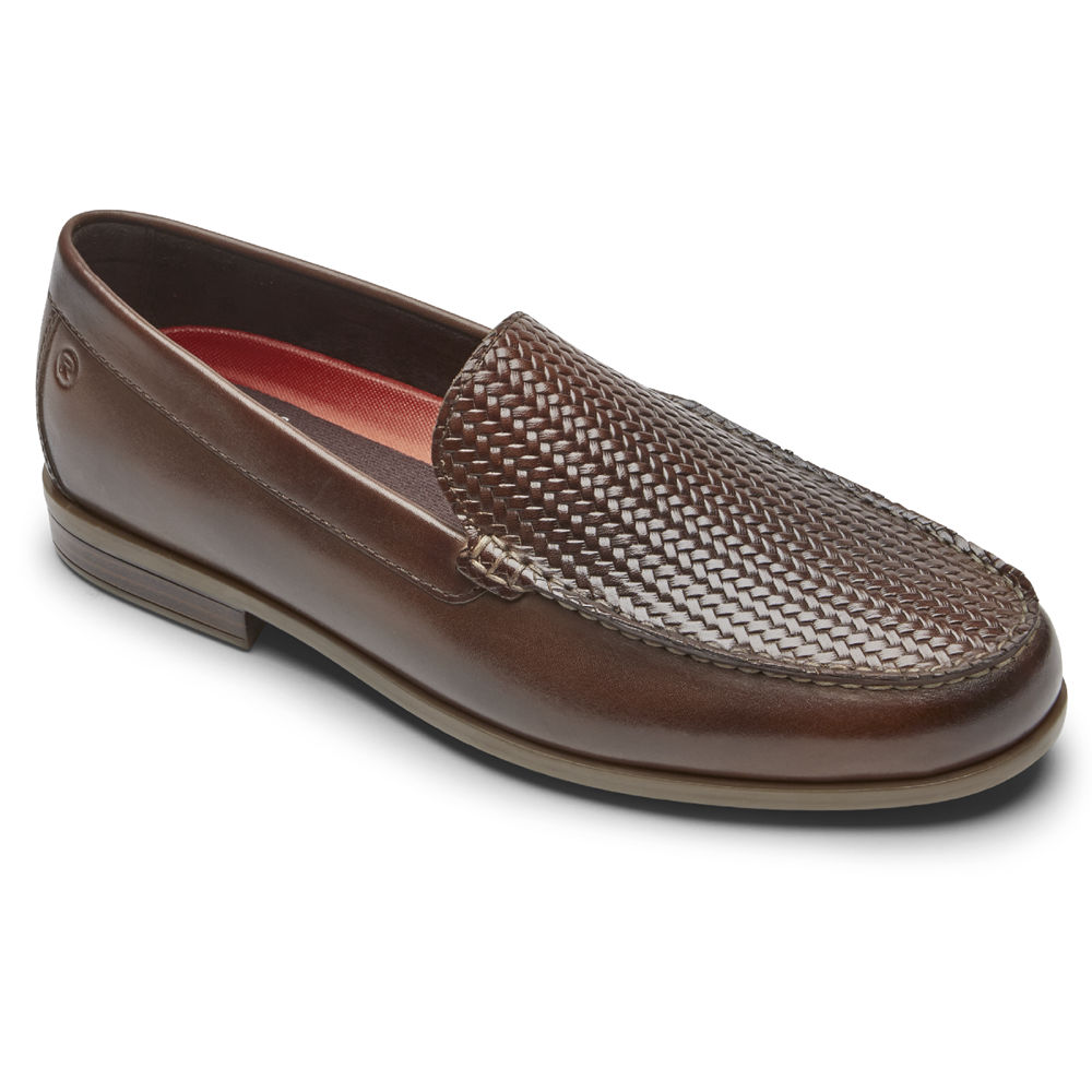 Rockport Mens Classic Lite 2 Venetian - Slip-On Brown - NXZ694381